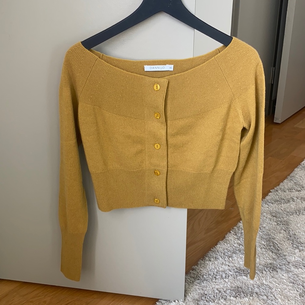 Off the Shoulder Cashmere Sweater